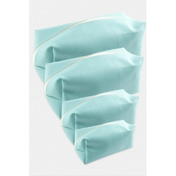 ÇOK SATAN 4 Adet El Tutmalı Makyaj Çantası