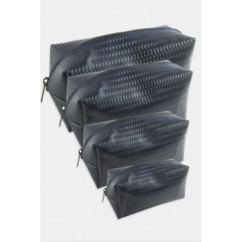 ÇOK SATAN 4 Adet El Tutmalı Makyaj Çantası