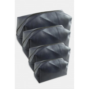 ÇOK SATAN 4 Adet El Tutmalı Makyaj Çantası