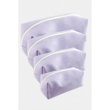 ÇOK SATAN 4 Adet El Tutmalı Makyaj Çantası