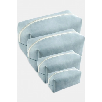 ÇOK SATAN 4 Adet El Tutmalı Makyaj Çantası