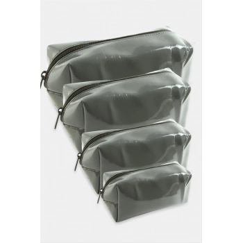 ÇOK SATAN 4 Adet El Tutmalı Makyaj Çantası