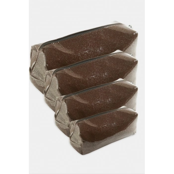 ÇOK SATAN 4 Adet El Tutmalı Makyaj Çantası