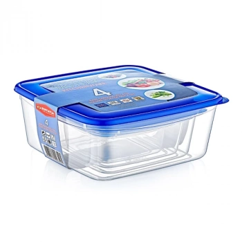 ÇOK SATAN 4lü Kare Saklama Kabı Seti