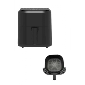 ÇOK SATAN 4L Airfryer Hazneli Hava Fritözü Yağsız Fritöz Taşınabilir Fırın İşlevi Gören Pratik