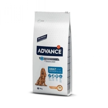 ÇOK SATAN Advance Adult Medium Tavuklu Orta Irk Yetişkin Köpek Maması 14 Kg