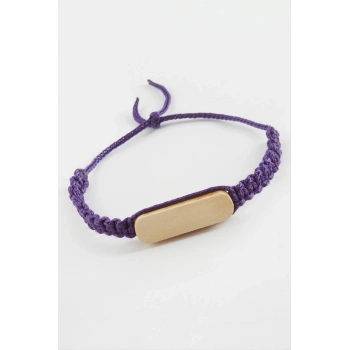 ÇOK SATAN Ahşap Makrome Örgülü Bileklik