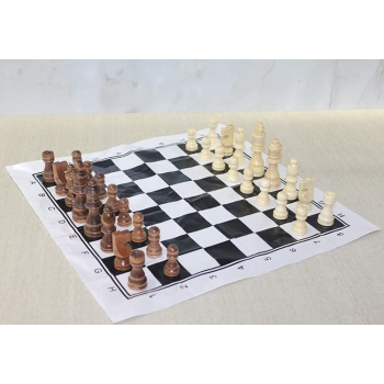 ÇOK SATAN Ahşap Satranç Taşı 8 Cm