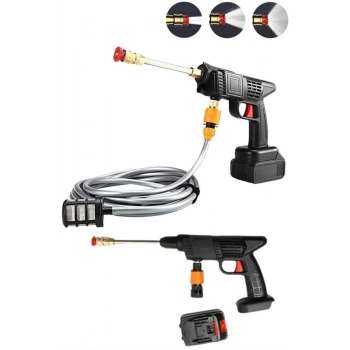 ÇOK SATAN Akülü Oto Araç Yıkama Yüksek Basınçlı Araba Yıkama Makinesi Şarjlı