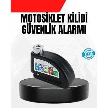 ÇOK SATAN Alarm Disk Fren Kilidi Paslanmaz Çelik Motosiklet Scooter Bisiklet