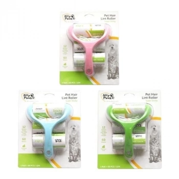 ÇOK SATAN Ally Paws Kedi ve Köpek Tüy Toplama Rulosu 60 Yaprak