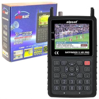 ÇOK SATAN Alpsat Satfinder 5 Pro Hd Görüntülü Uydu Bulucu -  Ahd-tvı-cvı Kmaera Test Monitörü