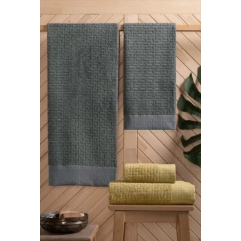 ÇOK SATAN Altınbaşak Bambi Banyo Seti Antrasit Hardal