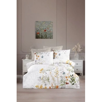 ÇOK SATAN Altınbaşak Creaforce Fiora Marble Çift Kişilik Nevresim Takımı