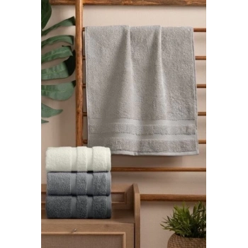 ÇOK SATAN Altınbaşak Jakarlı 4´lü 50x90 El Havlusu Nori V2