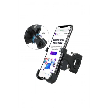 ÇOK SATAN Alüminyum Gövdeli Metal Gidon Bağlantılı Motosiklet Telefon Tutucu 7 İnç Xl