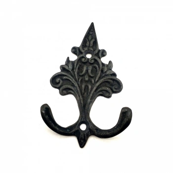 ÇOK SATAN Antika Tarz Dekoratif Pirinç Çam Figürlü Askı - 98x57 mm, Oksit