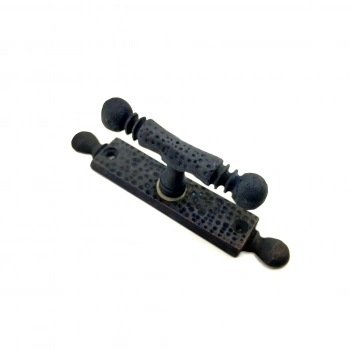 ÇOK SATAN Antika Tarz Dekoratif Pirinç Misket Pencere Kolu - 165x32 Mm, Oksit