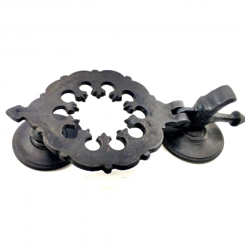 ÇOK SATAN Antika Tarz Dekoratif Pirinç Osmanlı Kapı Tokmağı, Taktak - 265x75mm, Oksit