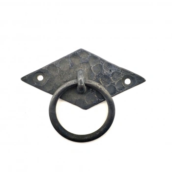 ÇOK SATAN Antika Tarz Dekoratif Pirinç Yan Baklava Kapı Kulbu - 41x82 Mm, Oksit