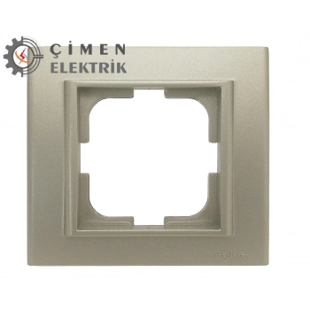 ÇOK SATAN Antrasit Tekli Çerçeve - Priz ve Anahtar İçin Uyumlu Çerçeve