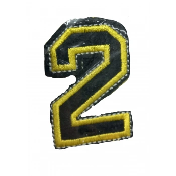 ÇOK SATAN Aplike Ütü İle Yapışan 2 Rakamı Arma 2x4 cm