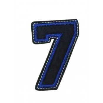 ÇOK SATAN Aplike Ütü İle Yapışan 7  Rakamı  Arma 2x5 cm