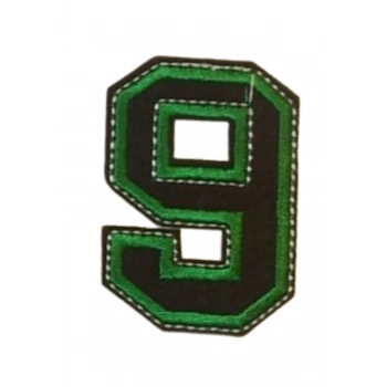 ÇOK SATAN Aplike Ütü İle Yapışan 9  Rakamı Arma 4x5 cm