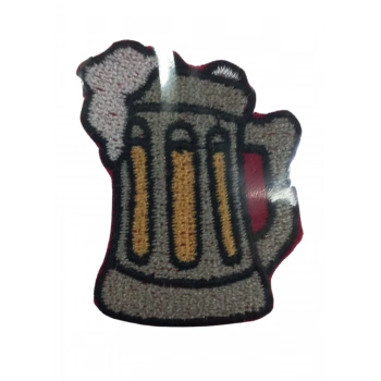 ÇOK SATAN Aplike Ütü İle Yapışan Bira Bardağı Arma 3x3 cm