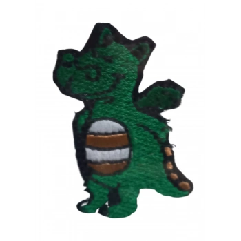 ÇOK SATAN Aplike Ütü İle Yapışan Dinazor Yeşil Arma 2,5x4 cm