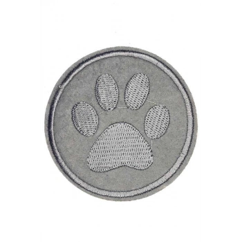 ÇOK SATAN Aplike Ütü İle Yapışan Gri Pati Arma 5 cm