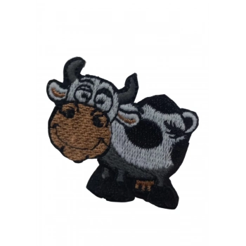 ÇOK SATAN Aplike Ütü İle Yapışan İnek Arma 4x4 cm