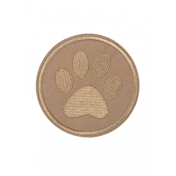 ÇOK SATAN Aplike Ütü İle Yapışan Kahve Pati Arma 5 cm