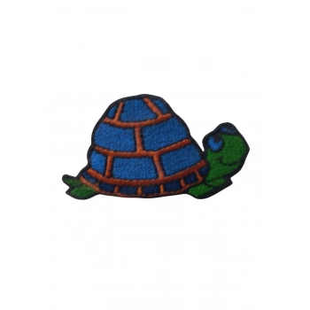 ÇOK SATAN Aplike Ütü İle Yapışan Kaplumbağa Arma 4x3 cm