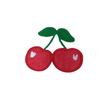 ÇOK SATAN Aplike Ütü İle Yapışan Kiraz Desen