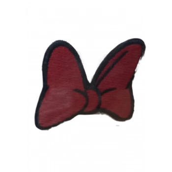 ÇOK SATAN Aplike Ütü İle Yapışan Küçük Kelebek Kırmızı Arma 3x2 cm