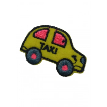 ÇOK SATAN Aplike Ütü İle Yapışan Taxi Arma 3x2,5 cm