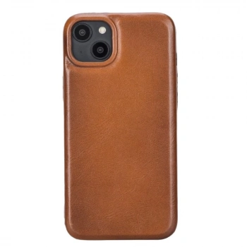 ÇOK SATAN Apple iPhone 14 Plus Uyumlu Deri Arka Kapak ROCK RST2EF