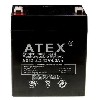 ÇOK SATAN Atex Ax12-4.2 12 Volt 4.2 Amper Kuru Akü (90x70x101 Mm)