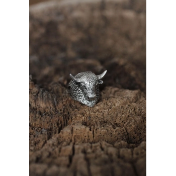 ÇOK SATAN Ayarlanabilir Bufalo Tasarımlı Erkek Yüzük