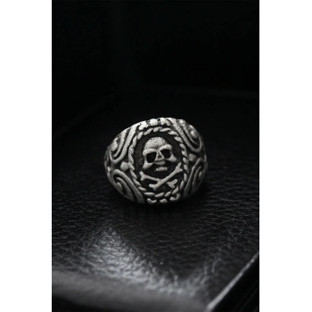 ÇOK SATAN Ayarlanabilir Desenli Kurukafa Model Erkek Yüzük