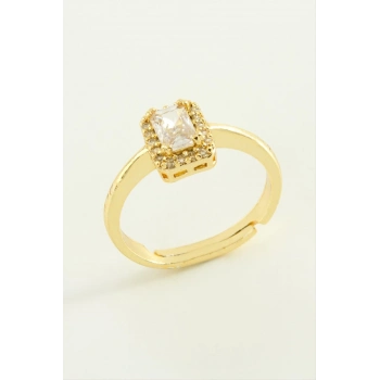 ÇOK SATAN Baget Taşlı Yüzük