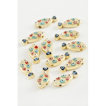 ÇOK SATAN Balık Nazar Mineli Bileklik ve Kolye Ucu Aparatı 1 Adet