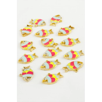 ÇOK SATAN Balık Tek Kulp Mineli Bileklik ve Kolye Ucu Aparatı 1 Adet