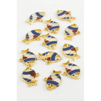 ÇOK SATAN Balık Tek Kulp Mineli Bileklik ve Kolye Ucu Aparatı 1 Adet