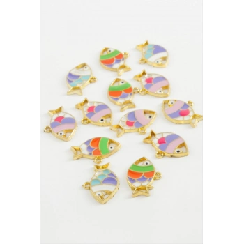 ÇOK SATAN Balık Tek Kulp Mineli Bileklik ve Kolye Ucu Aparatı 1 Adet