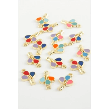 ÇOK SATAN Balon Tek Kulp Mineli Bileklik ve Kolye Ucu Aparatı 1 Adet