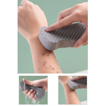 ÇOK SATAN Banyo Fırçası Yüksek Yoğunluklu İyi Sürtünme Etkisi Banyo İçin Hafif Ölü Cilt Sökücü Sünger