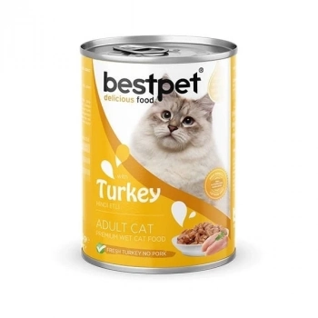 ÇOK SATAN Bestpet Gravy Soslu Hindili Yetişkin Konserve Kedi Maması 85 Gr