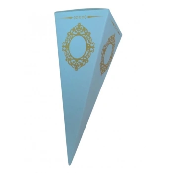 ÇOK SATAN Beyaz Karton Külah Şeker,lokum,kına Kutusu 25 Li Paket